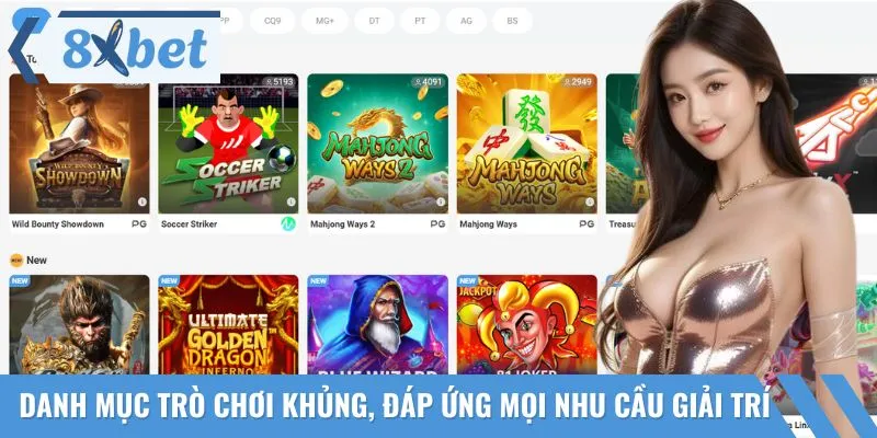 Danh mục nổ hũ 8xbet tập trung định hướng nội dung và trải nghiệm slot
