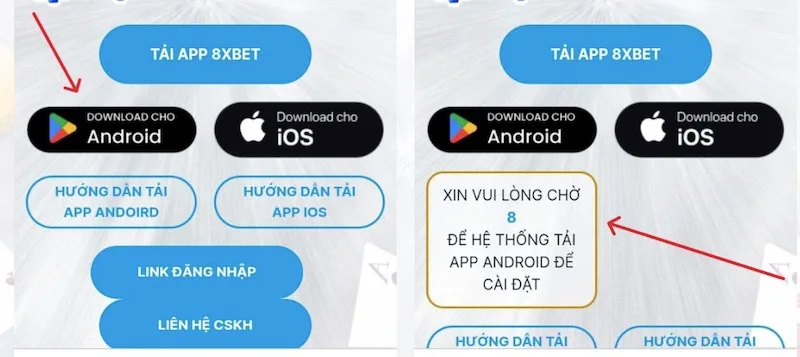 Hướng dẫn tải APP 8xbet nhanh, an toàn và tránh link giả mạo